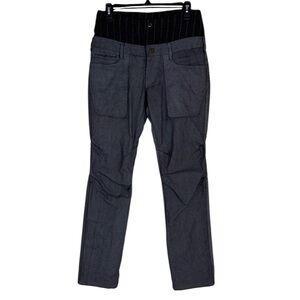 Men's Slim Straight Gray Streetwear Pants